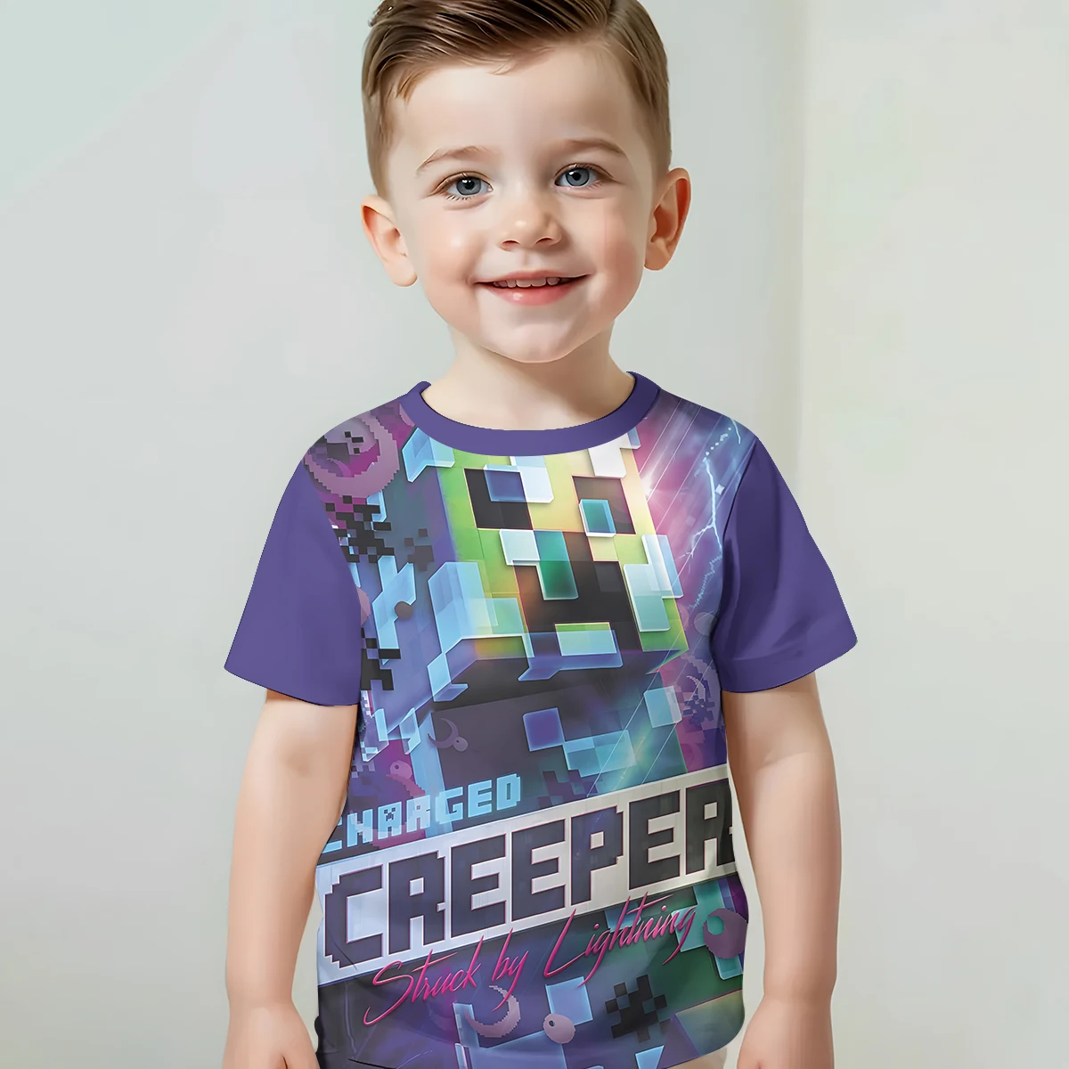 Hot Game 3D Print Baby Clothing 5 to 14 Years Male Outdoor Clothes for-M-M-minecrafts-Children Boy Girl Child T-Shirt Top Shirts 4