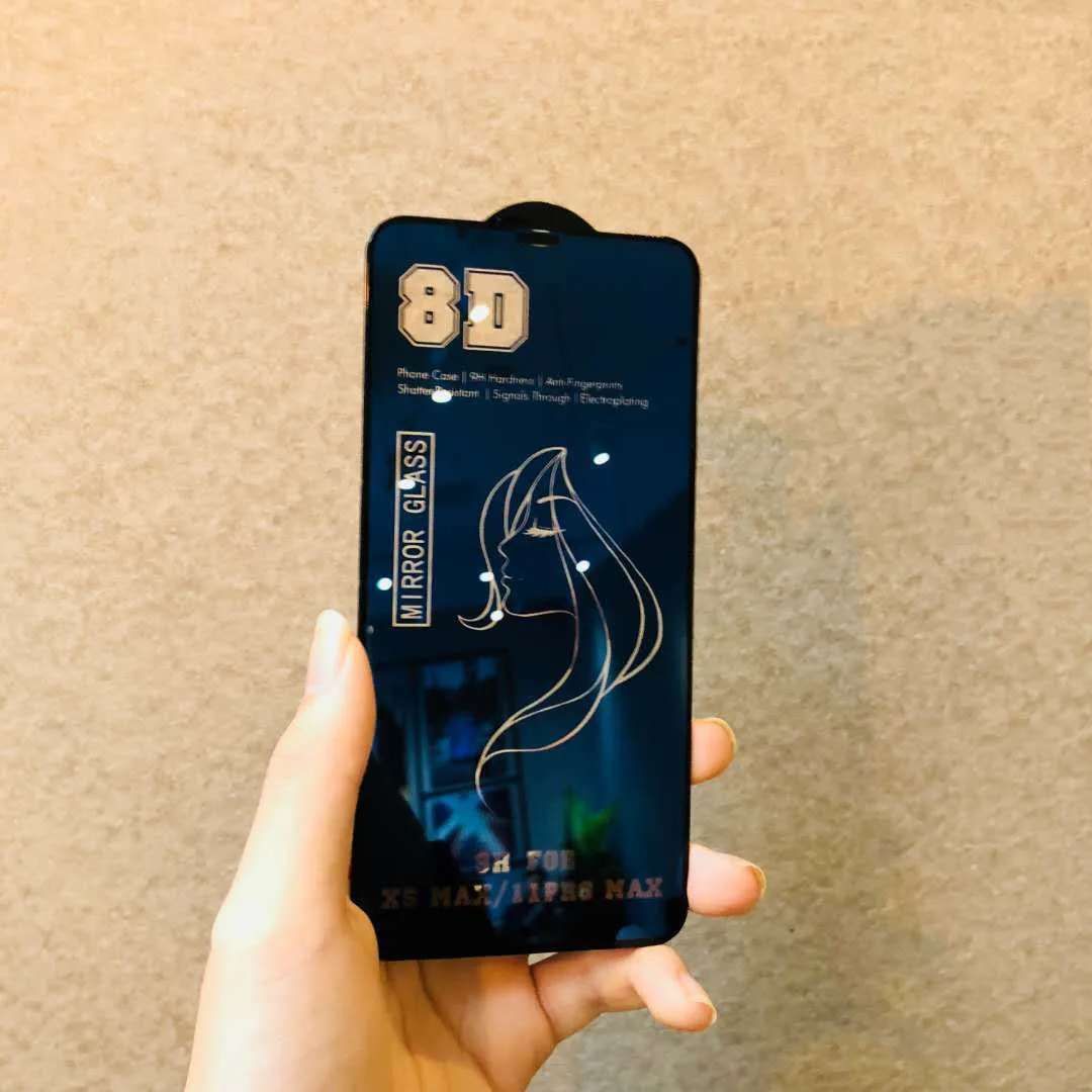 Premium 8D Beauty Mirror Screen Protector Film - Full Coverage Mobile Phone Protection