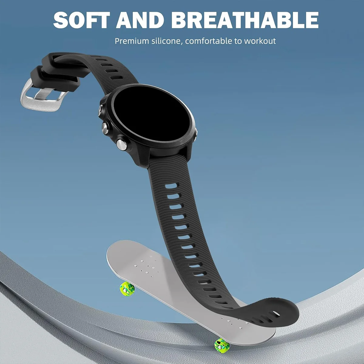 Versatile Music Smart Watch Band - 20MM Unisex Bracelet Wrist Strap