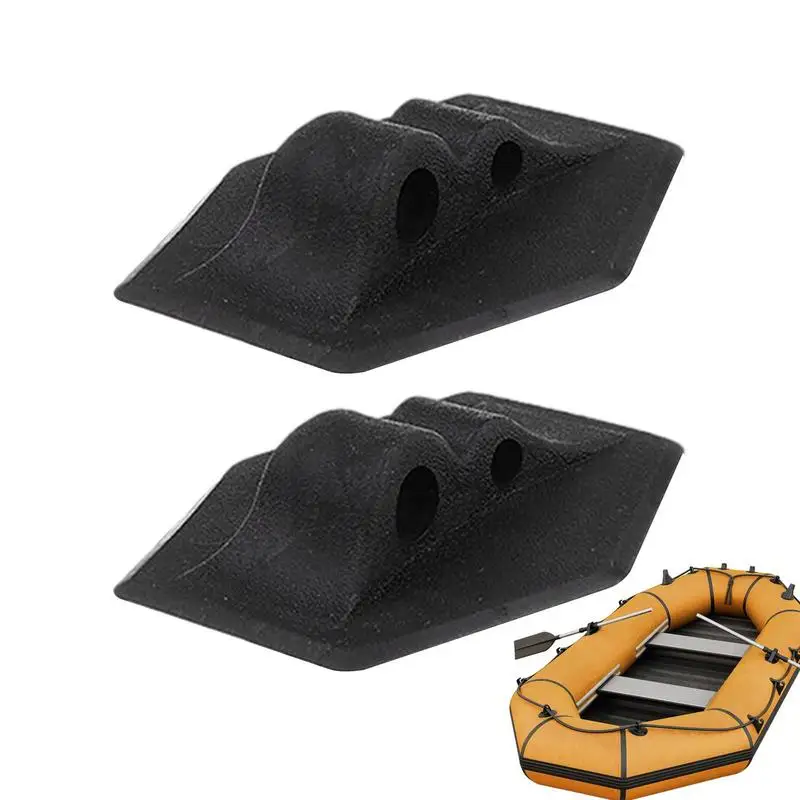 

Boat Rope Buckle Holder Boat Rope Buckle Holder With 2 Holes Tough Kayak Accessories For Rafts Fishing Boats Rubber Boats