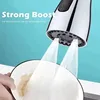 Kitchen Faucet Head Replacement Parts ABS Black Silver Tap Pull-out Shower Sprayer Nozzle Faucet Spouts Accessory 6