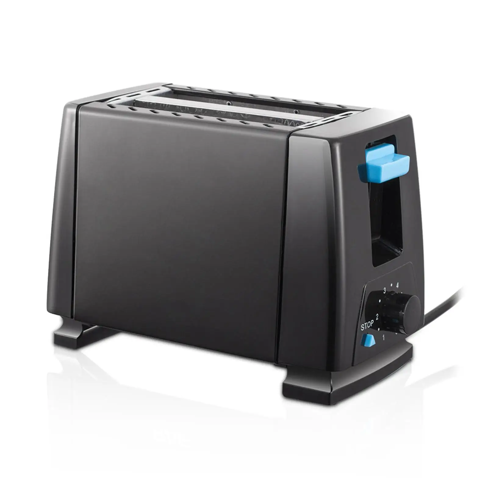 Electric Toaster, Kitchen Appliances, Compact, Sandwich Maker, Bread Maker, 2 Slice Toaster Machine for Puff Pastry Waffles