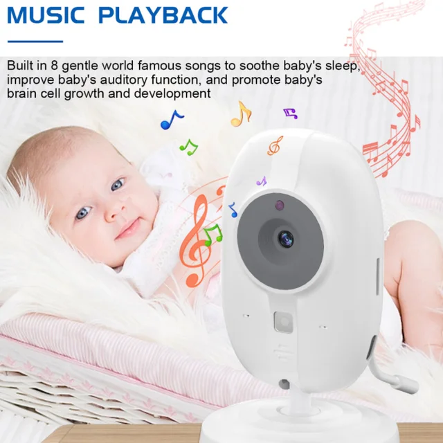 ABM600 Baby Monitor 3.5 Inch Baby Monitor Camera LCD 2.4G Mother Kid Two-way Audio Babysitter Surveillance Camera Safe VideoGift 5
