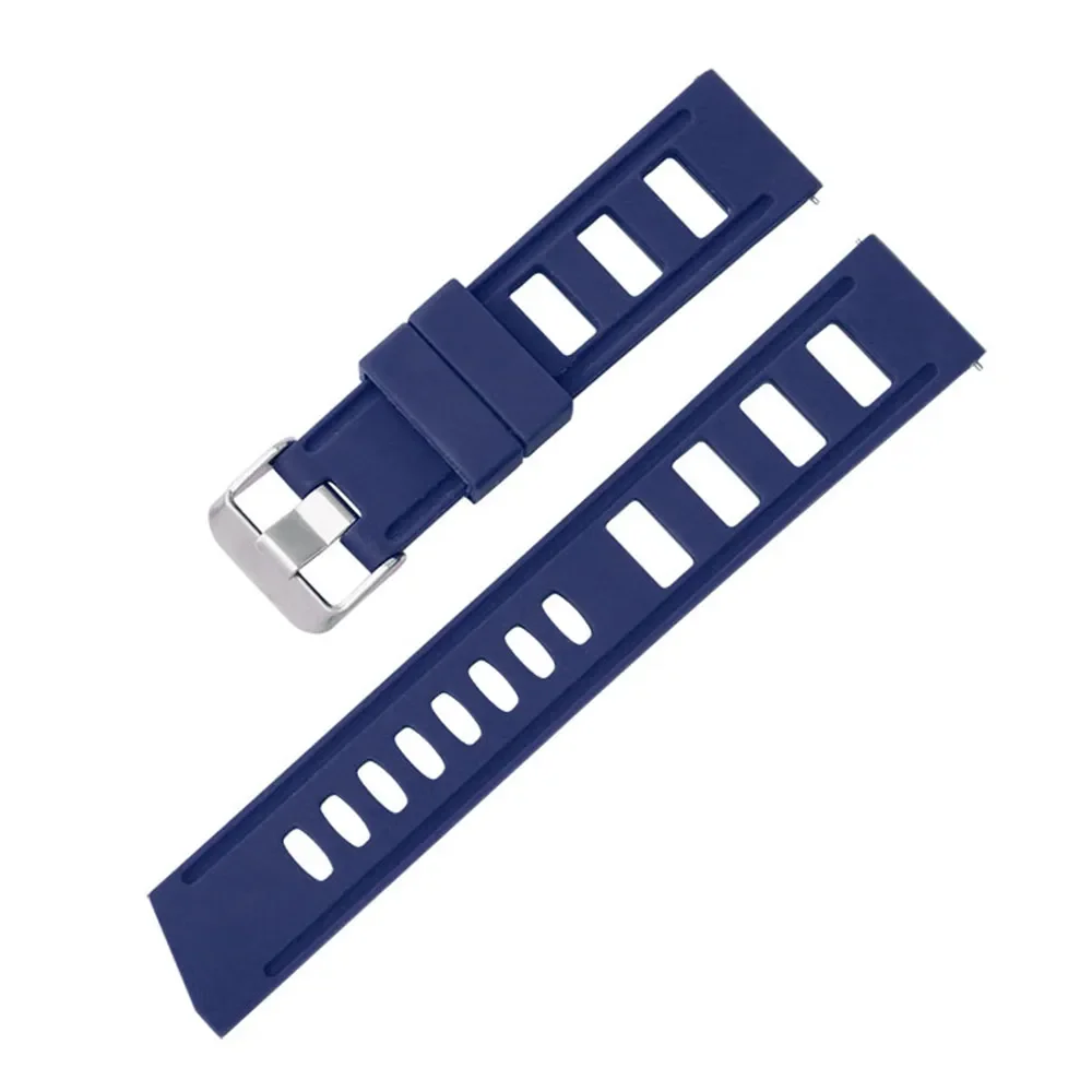 Men's Waterproof Breathable Sport Silicone Quick Release Watch Band Bracelet
