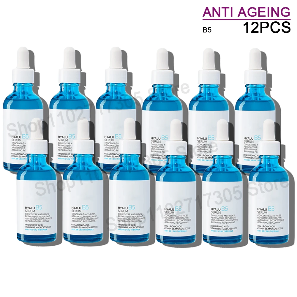 

12PCS Face Serum Hyalu B5/ Retinol B3/ Vitamin C10/ Niacinamide 10/ Effaclar Serumr / Facial Serum Anti-aging Skin Care 30ml