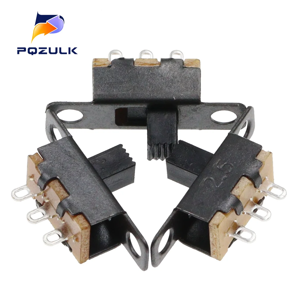 20PCS SS12F15 SS12F15VG4 Toggle Switch 3Pin 1P2T Slide Switch Handle High 4MM Lever Type Switch