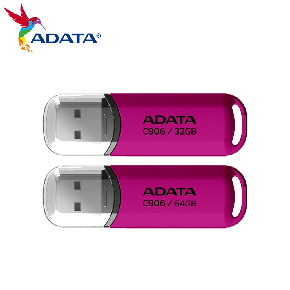 High Velocidade Usb Flash Drive Mini u Stick Pen Memory Stick 64gb 32gb 16gb 8gb 100 Original Adata-c906 - Imagem 3