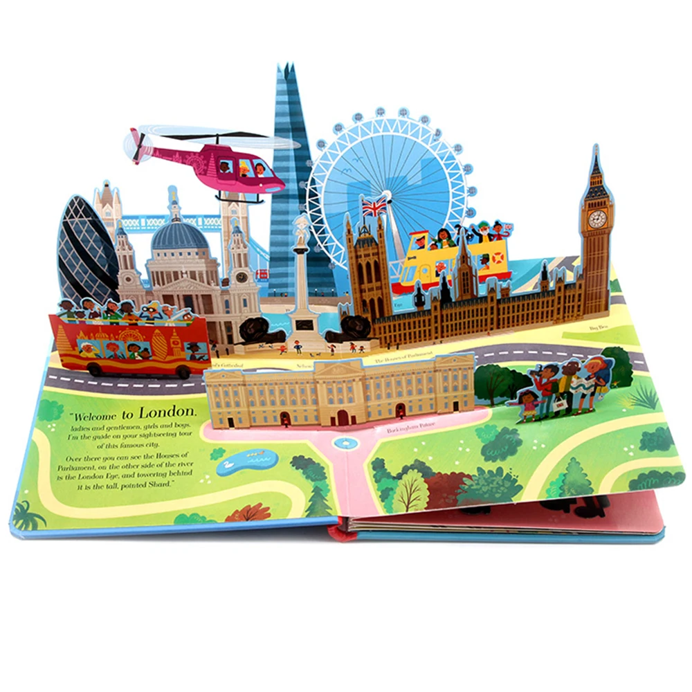 Pop up Christmas Usborne English 3D Flap Picture Book bambini che leggono  libri di apprendimento di storie per bambini per bambini regalo di natale -  AliExpress