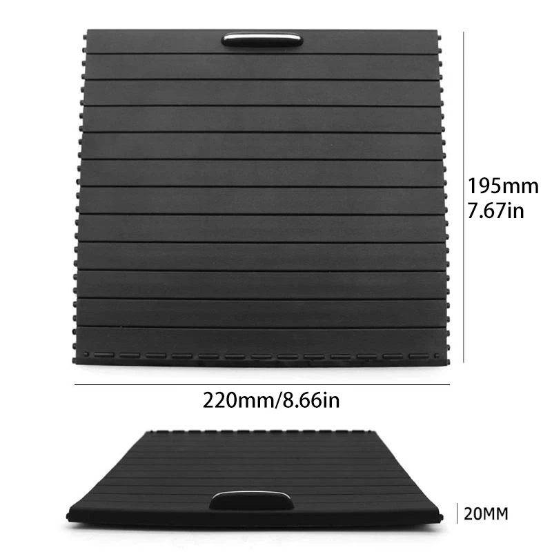 Car Center Console Shutters Cup Holder Slide Roller Blind Cover For Mercedes Benz Ml Gl Gle Gls Class W166 W292 2012-car console cup holder cover