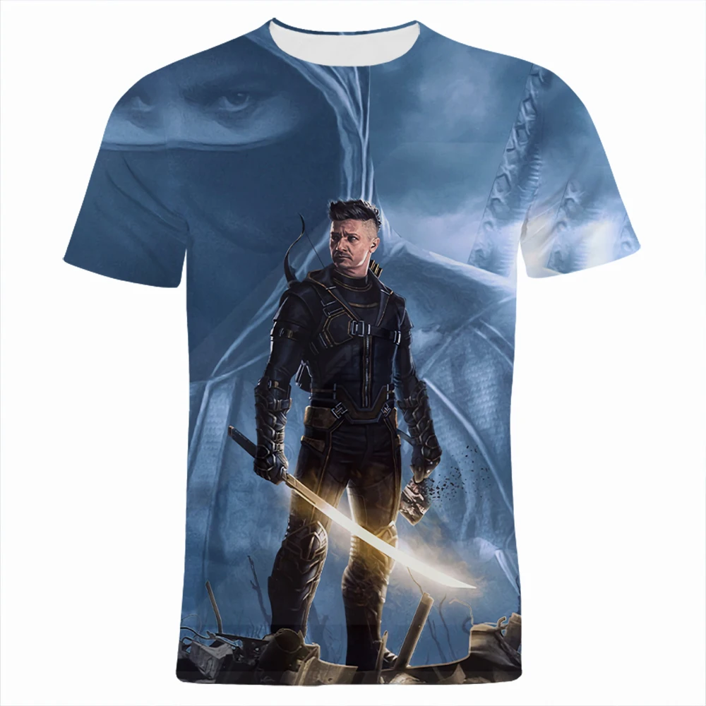 Рисунок 6 - Лидер продаж, мужские футболки с 3D принтом Hawkeye