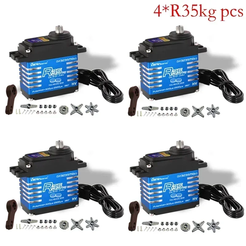 Servo RC 35kg 180°/270°/357°/360° - Lot 1 ou 2 pièces
