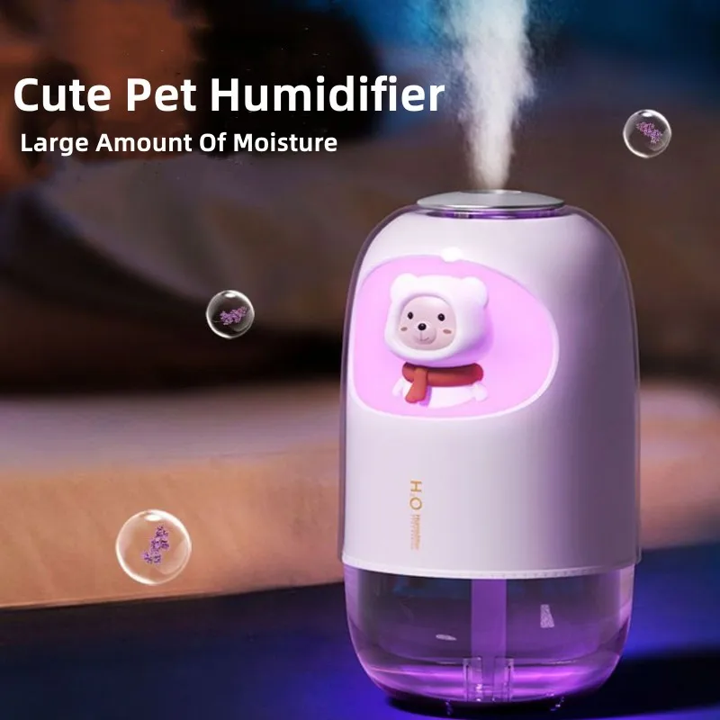 150ML Air Humidifier Portable Aromatherapy Mini Home Office Car USB Atomizer Mister Cute LED Night Light Essential Oils Diffuser 600m3 waterless essential oil aroma air diffuser hvac scent fragrance machine 150ml aromatherapy atomizer for hotel office