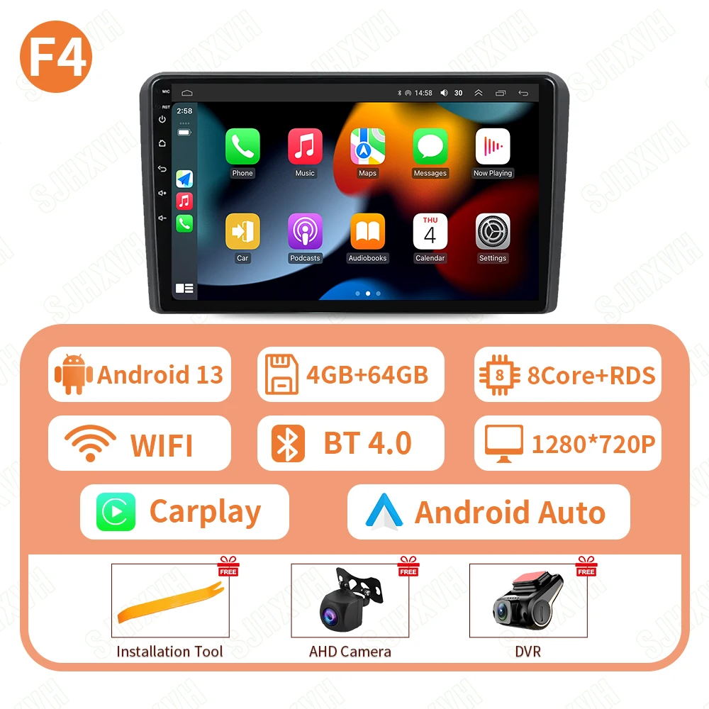 F4 4G-64G AHD DVR