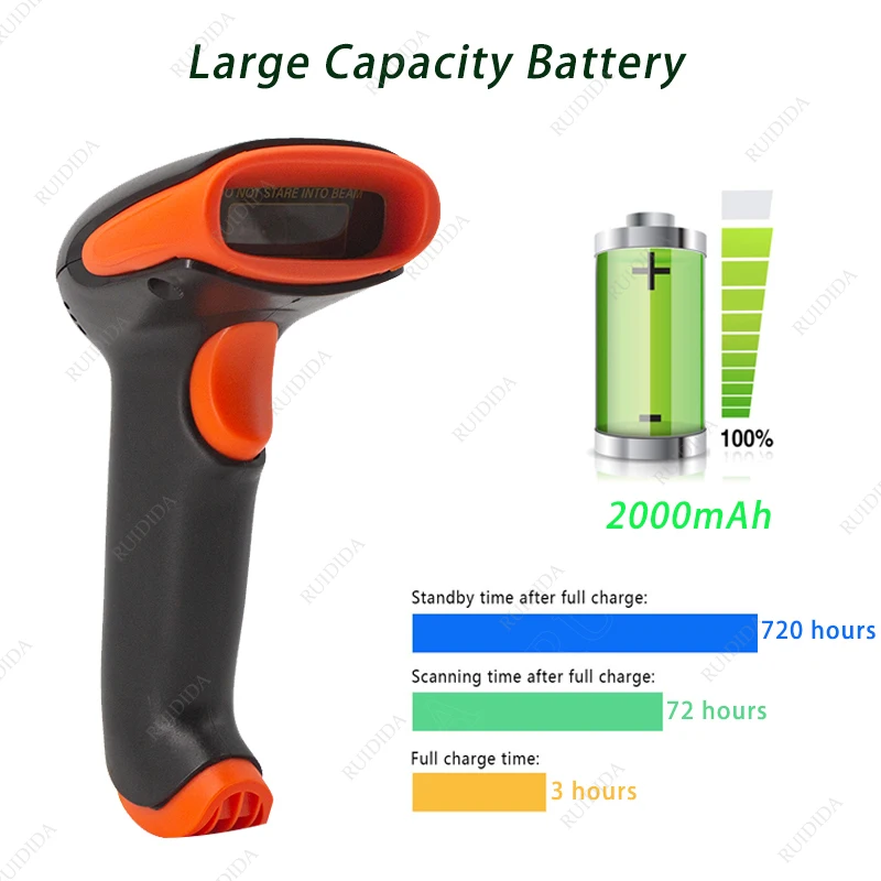 Code Reader Scanenr 1D/2D Handheld Scanner QR 2D Scanner Wired Barcode Reader Portable qr Scanner USB Code bar Scanner PDF417 handheld barcode scanner