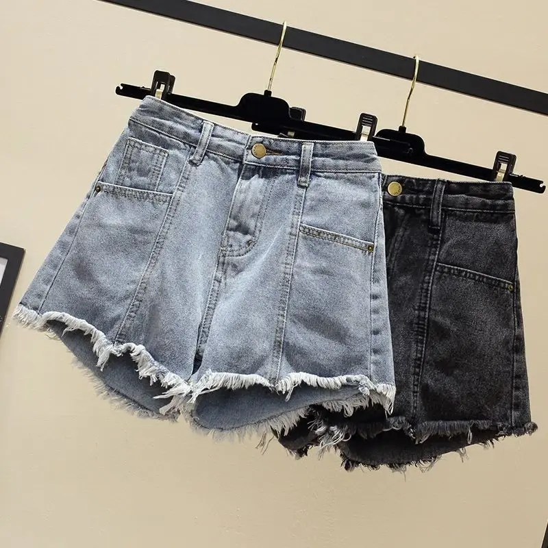 Short Pants for Women To Wear Wide Denim Womens Shorts Cotton Biker Mini Jeans Design Normal Korean Style New In Aesthetic XL