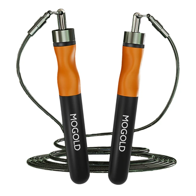 Fitness Jump Rope, anti-tangle racing rope, aluminum alloy handle, buckle design can switch 3.0-5.0 different weight rope