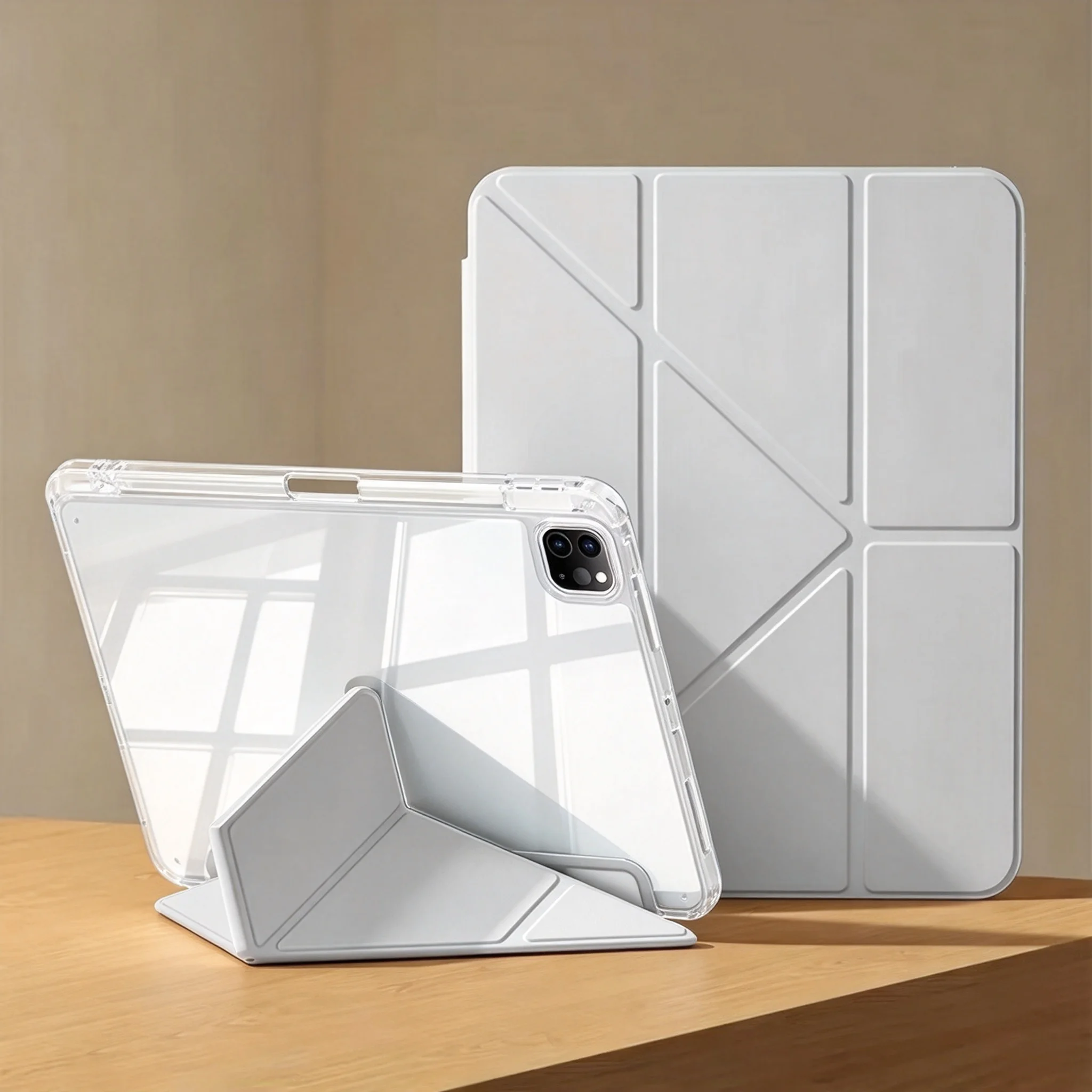 Versatile Magnetic Y-Fold Tablet Case