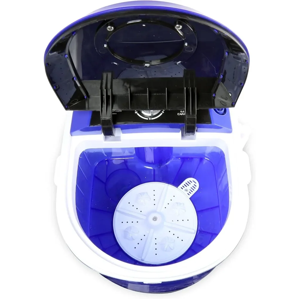 Portable Mini Washer-Top Loader Portable Laundry,Quiet,Rotary Controller,120V - For Compact Laundry,Ideal choice for small loads 3