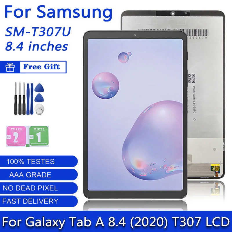 Lcd Display Touch Screen Digitizer Assembly Samsung Tab a 84 T307 T307u Sm-t307 Sm-t307u 2023