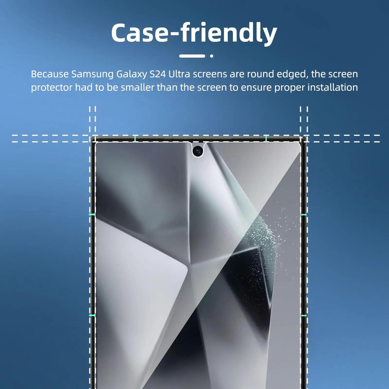 Premium Tempered Glass Screen Protector - HD Clarity, 9H Hardness, Anti-Scratch, High-Definition Crystal Film, Easy Unlock