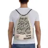 Custom Yayoi Kusama Japanese Exhibition Drawstring Bags for Training Yoga Backpacks Women Men Sports Gym Sackpack 5