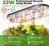 Hydroponics Growing System with 12 Pods, Adjustable Height 17"