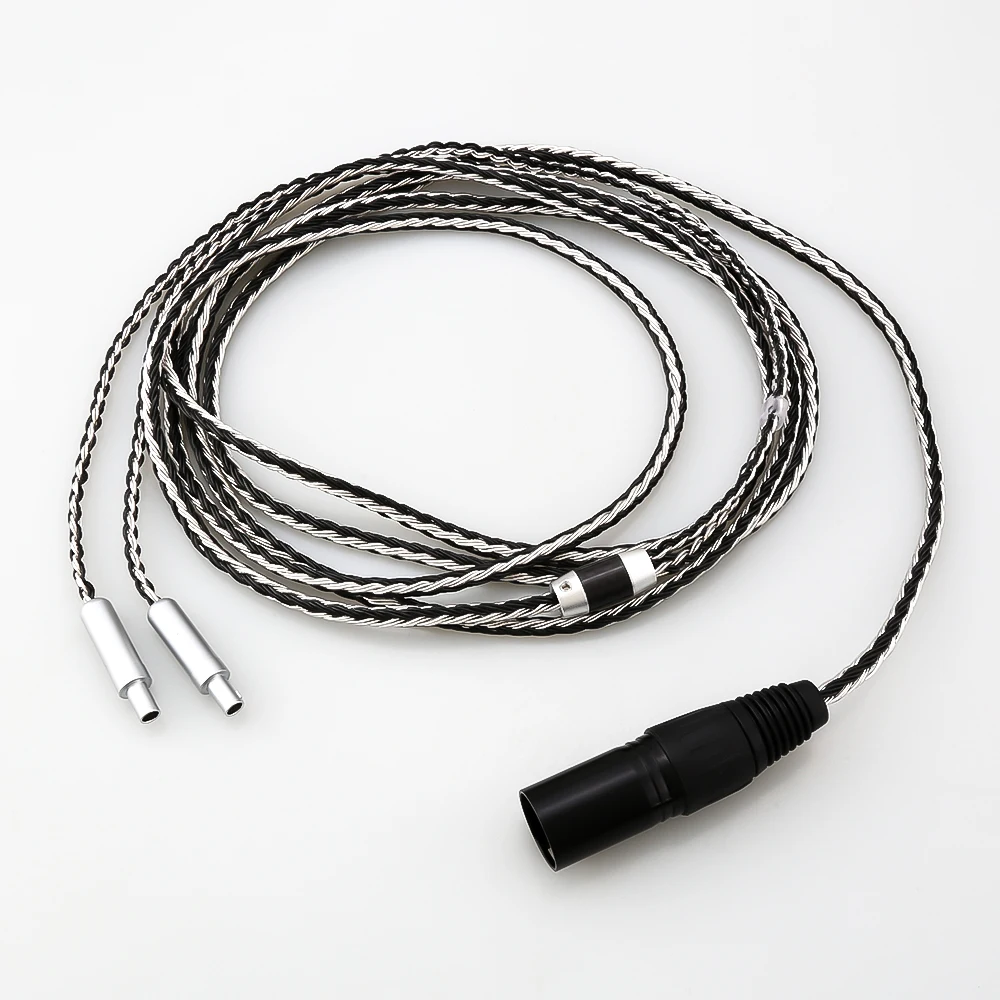 Hifi Nero Bianco Mix 4Pin Xlr 4.4 2.5Mm 3.5 6.35 Jack 16 Core Per Cuffie Cavo Auricolare Per Sennheiser Hd 800 S Hd800 Hd800S