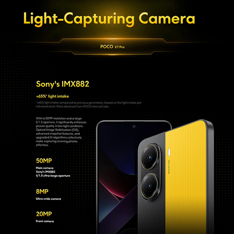 POCO X7 Pro 5G Smartphone Dimensity 8400-Ultra  6.67" 120Hz AMOLED 90W HyperCharge 1.5K 120Hz Display IP68 Global Version