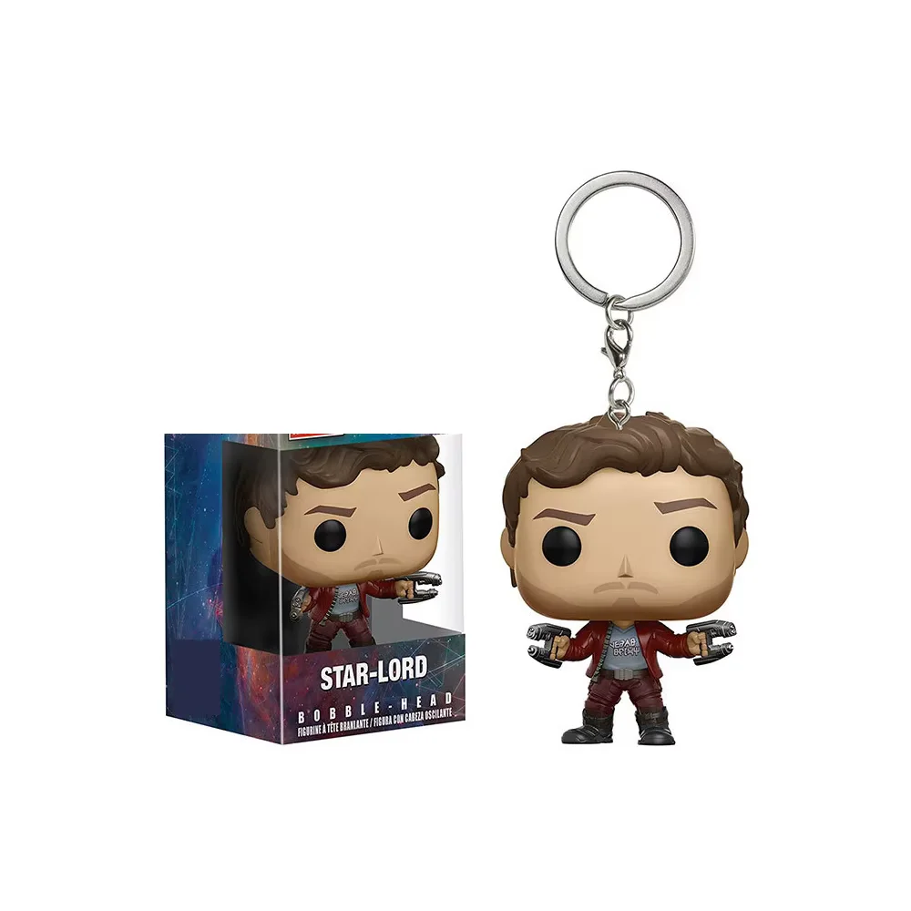 thumbnail image 4 of Funko pop Llavero Guardianes de la Galaxia Grooted Rick y Morty Juguete Escuadrón Suicida Alien Figuras de Acción de Vinilo Juguetes L01 Regalo para Niños, 4 of 5