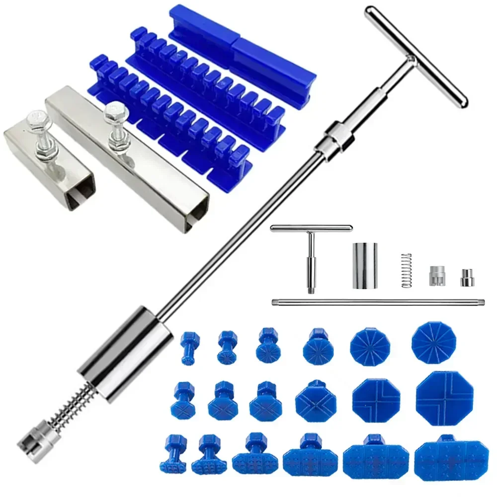 Auto Paintless Dent Repair Tools Car Body Suction Cup Tool Slide Hammer Reverse Hammer Puller Tabs For Car Dent & Ding Remover