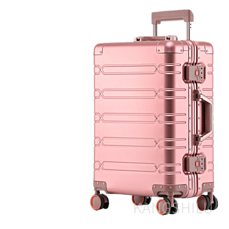 Aluminum Magnesium Alloy Travel Trolley Case 20 ''24'' 29 ''-Inch Travel Suitcase With Wheels Rolling Luggage Carry-on Suitcase
