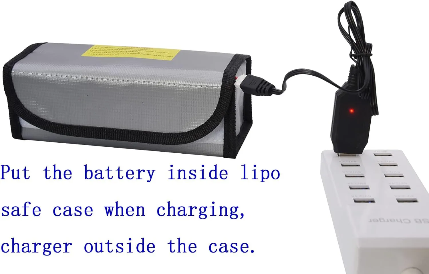 Sac de sécurité ignifuge pour batterie LiPo RC - Protection charge et stockage