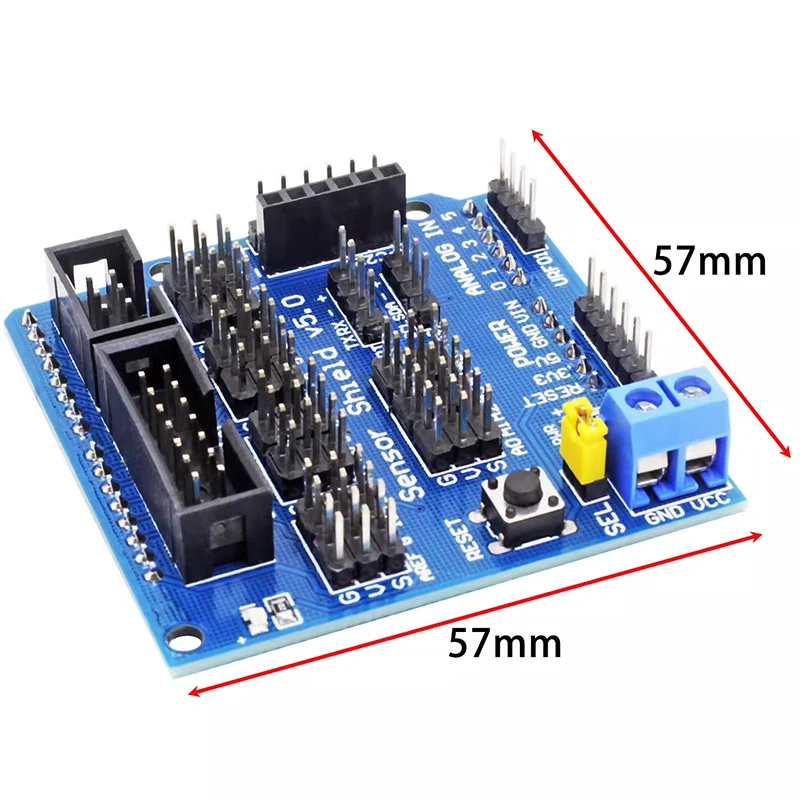 Arduino UNO MEGA R3 전자 빌딩 블록 로봇 부품 센서 호환용 센서 쉴드 V5.0 확장 보드