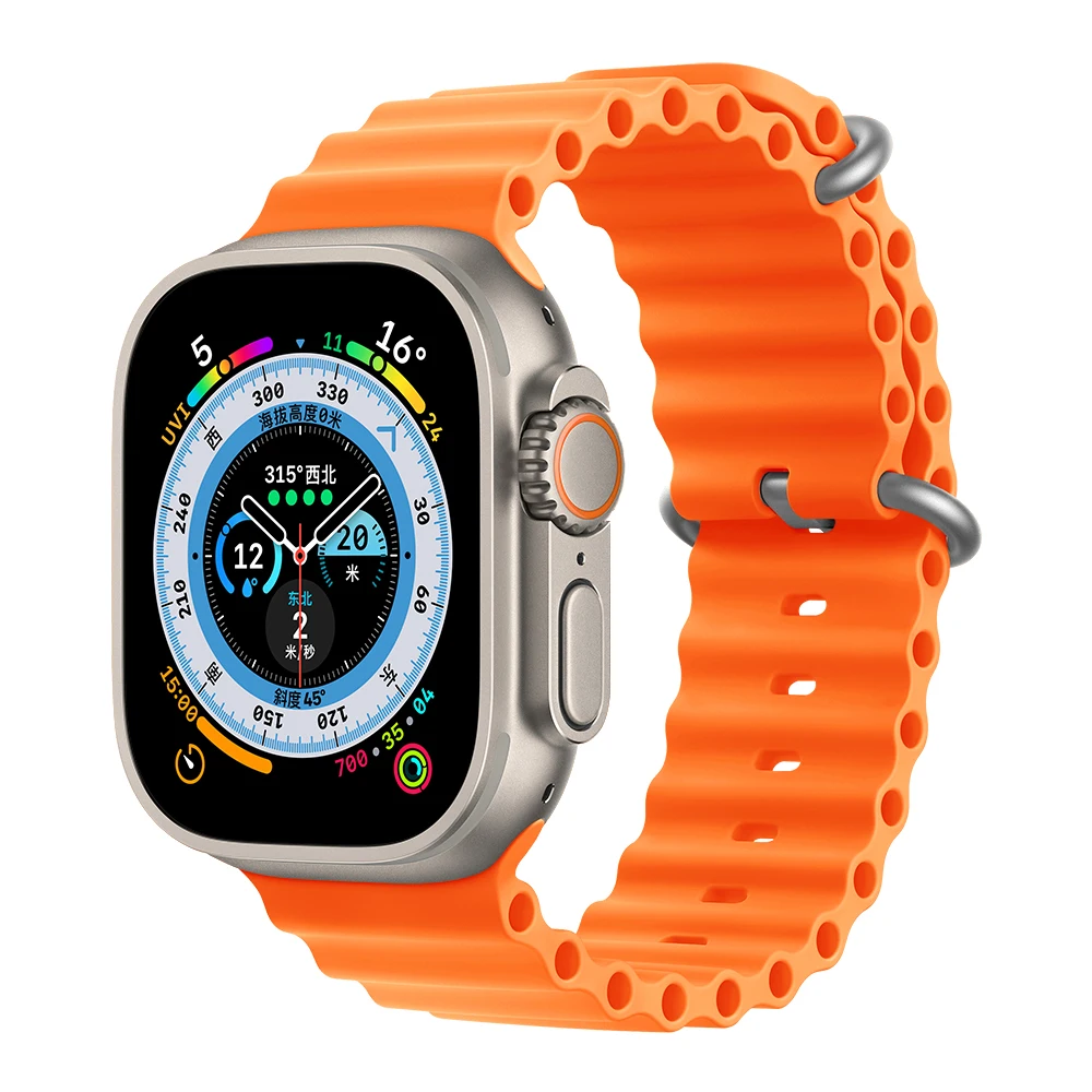 Silicone Watch Band Apple original for ultra series 10 SE 42mm 44mm 45mm 46mm 49mm Bracelet