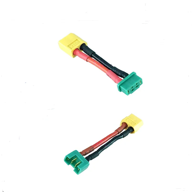 2 Stück XT60 Stecker-Buchse auf Deans Mini Tamiya XT30 EC3 MPX Tamiya Stecker-Buchse Adapter mit 14AWG 4cm Kabel für RC-Akkus – Detail 17