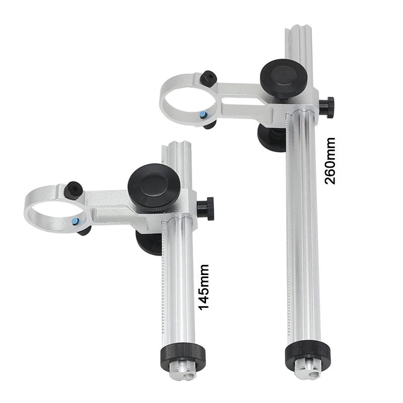 Metal Holder for Microscope Universal Adjustable Stand Bracket with LED Light Aluminium Alloy Raising Lowering Stage microscope arm stand video microscope stand