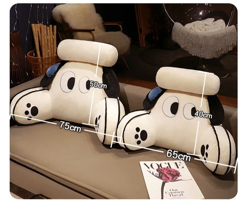 Bett Kopf Rückenlehne Kissen Sofa Kissen Schlafsaal Lesen Kissen Schwangere Frau Taille Schutz Cartoon-Muster Stuhl Kissen – Detail 2