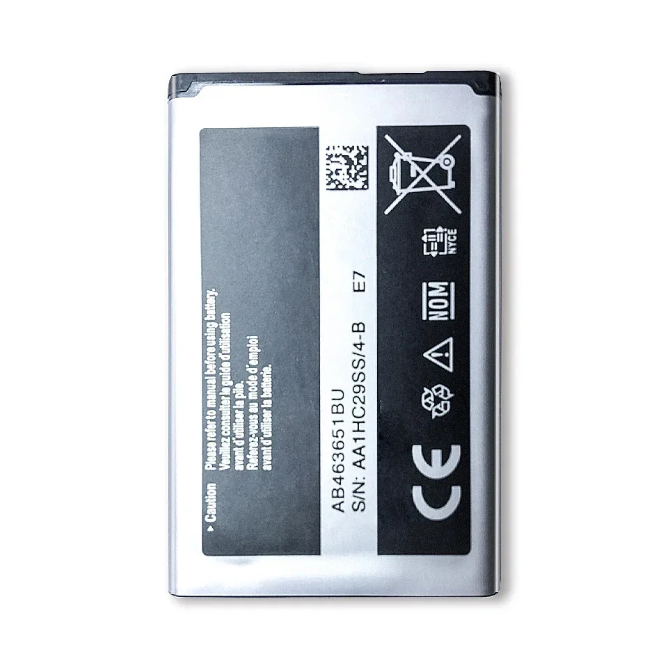 Mobile Phone Batteries  AB463651BU For Samsung W559 S5620I S5630C S5560C C3370 C3200 C3518 J808 F339 S5296 C3322 GT-C3530 S5610 - 4