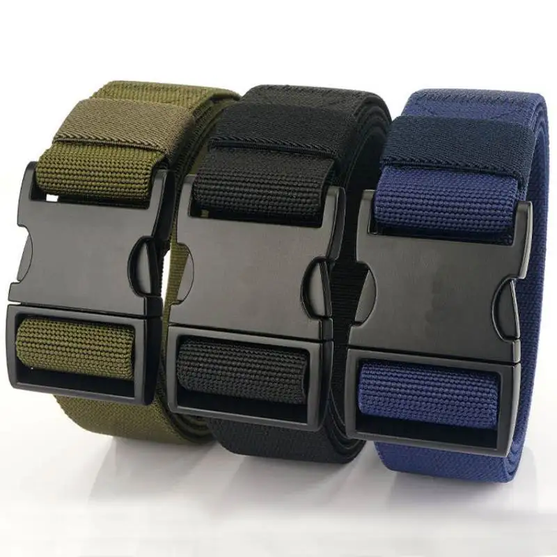 

Tactical Belt 125cm*3.8cm Stylish Polyester Waistband New Design Metal Quick Release Buckle Men Tactical Girdle