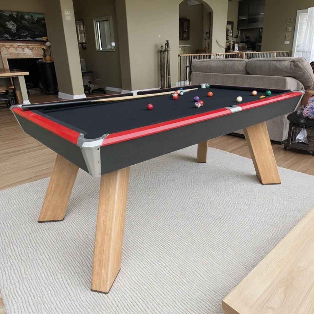 High End Stylish Professional 6ft Commercial Pool Table Billiard Table Games Snooker Tables Indoor Sports Games 1