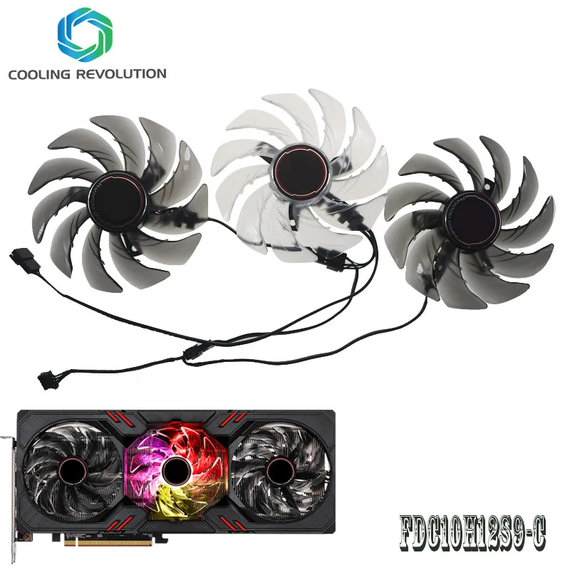 

85MM FDC10H12S9-C DC12V 0.35AMP 4Pin Graphics Card Fan for ASRock AMD Radeon RX 6800 Phantom Gaming D 16G OC RX6800 PGD 16GO