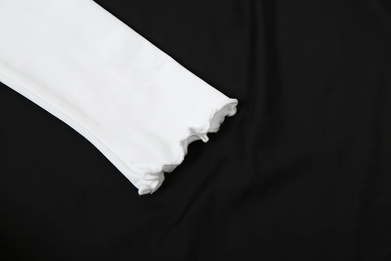 Fantoye Otoño Nuevo Vestido de Encaje con Cuello Redondo para Mujer, Blanco, de Manga Larga y Cintura Alta, Vestido Ajustado Elegante para Fiesta y Club.