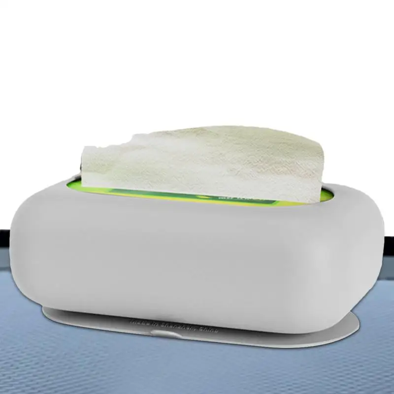 

Silicone Suction Cup Tissue Holder Box Rectangle Tissue Storage Box With Suction Cup For Bathroom Kitchen bedroom Home Storage