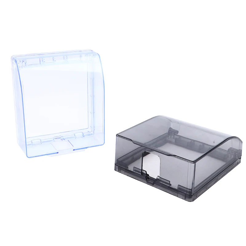 Self-adhesive Waterproof Box Bathroom Kitchen Outlet Splash-proof Box Smart Doorbell Button Rain Cover Switch Cover self adhesive waterproof box