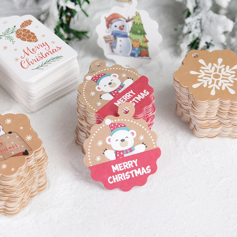 Lot De 100 Étiquettes/Stickers 'Joyeux Noël Et Fêtes' - 10 Modèles Différents - Neuf Avec Étiquettes