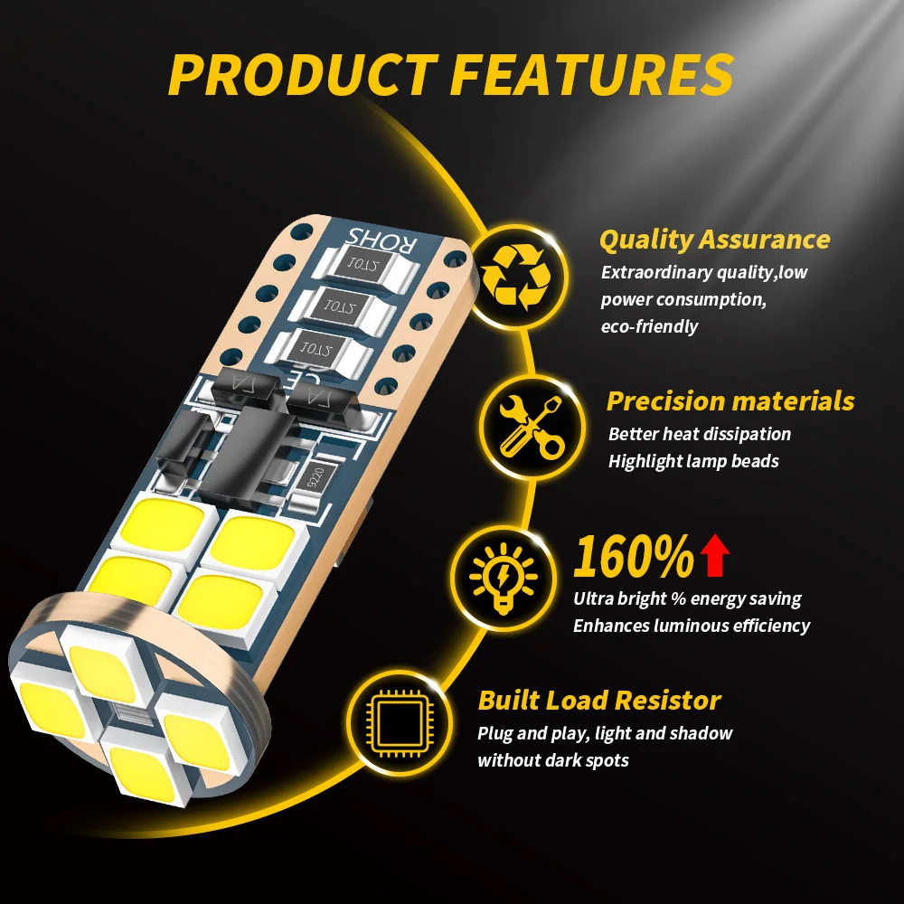 DXZ Canbus LED ,  194 168, ڵ ׸   , , ڵ , W5W, T10, 12V, 24V, 6500K, 10 