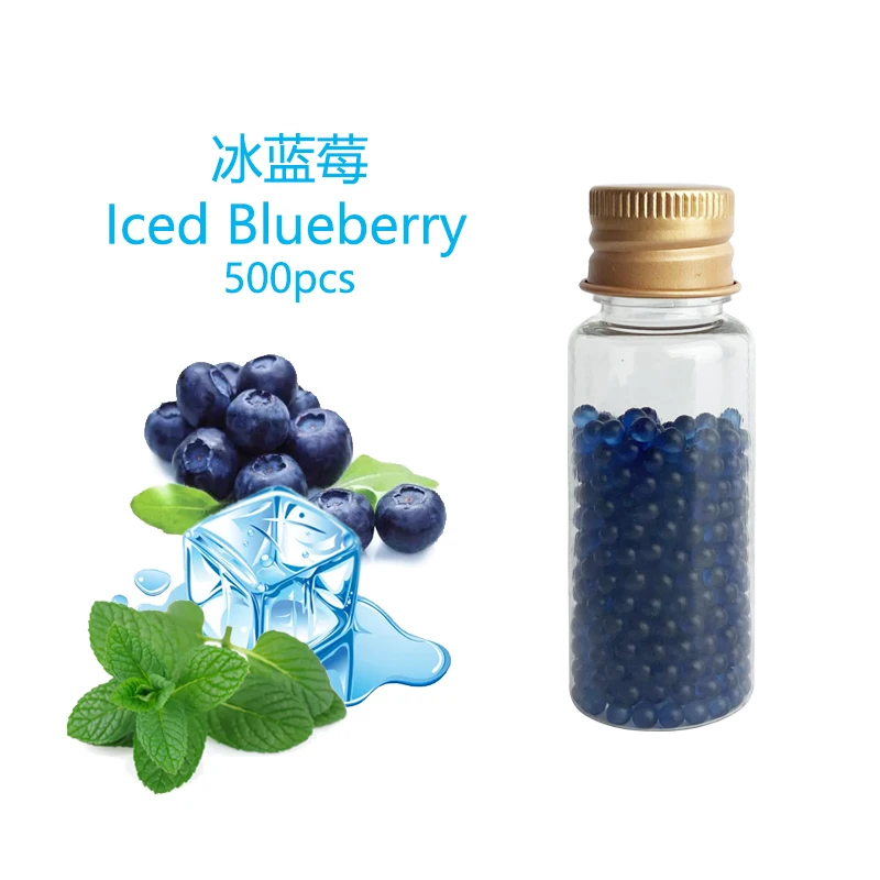Mixed Fruit & Mint Flavor Cigarette Capsule Beads - 500pcs Smoking Accessories