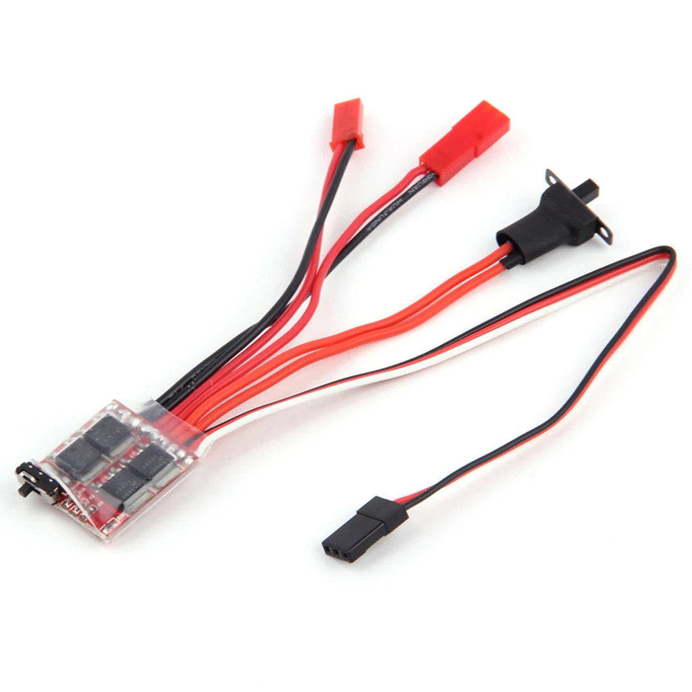 Micro ESC brossé 20A/30A pour voiture RC 1/24, 1/18, 1/16