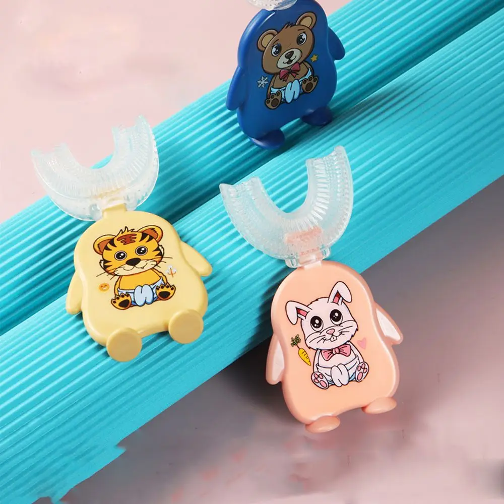 

Зубная щетка силиконовая с ручкой, 360 градусов