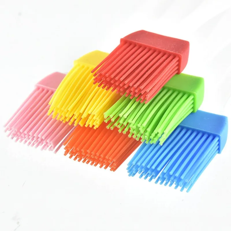 

Silicone Baking Bakeware Bread Cook Brushes Pastry Oil BBQ Basting Brush Tool Color Random Kitchen Accessories Gadget